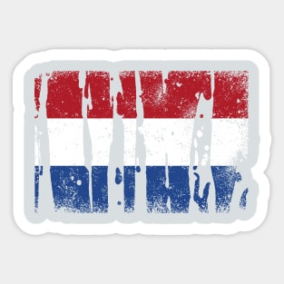 Netherlands VINTAGE Sticker